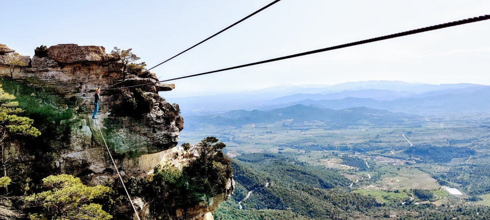 Via Ferrata en La Mussara 