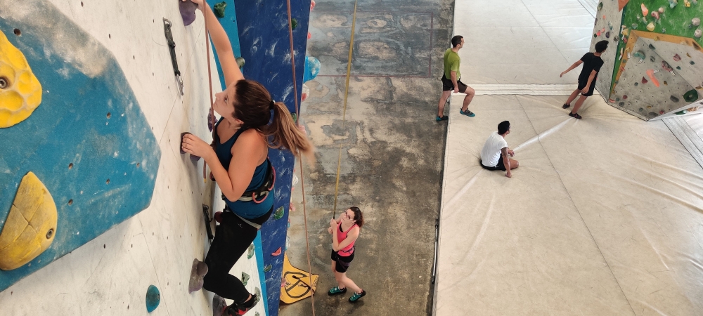 Escalada en La Bauma, Vilafranca del Penedes.